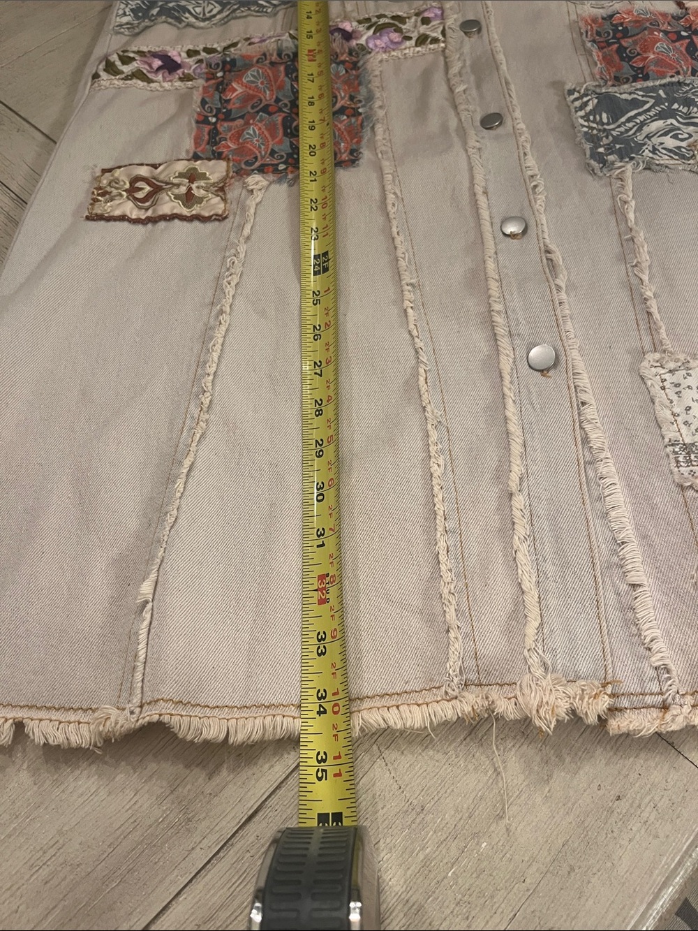 POL Beige Patchwork Midi Shirt Dress - Picture 11 of 11